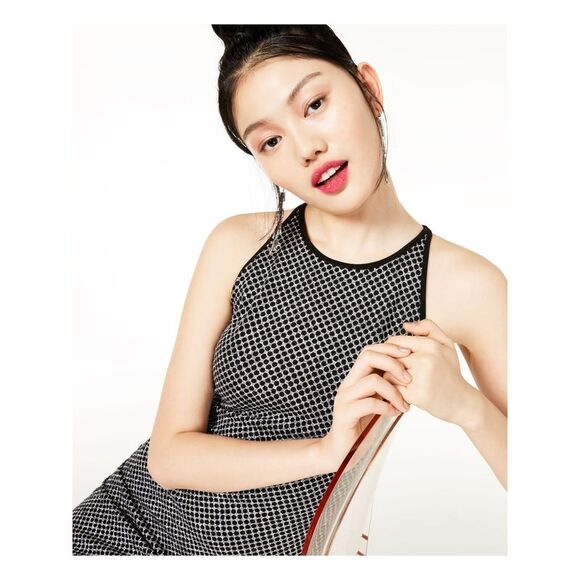 NWT B DARLIN Womens Black Sleeveless Mini Body Con Cocktail Dress 3\4 - Picture 3 of 5